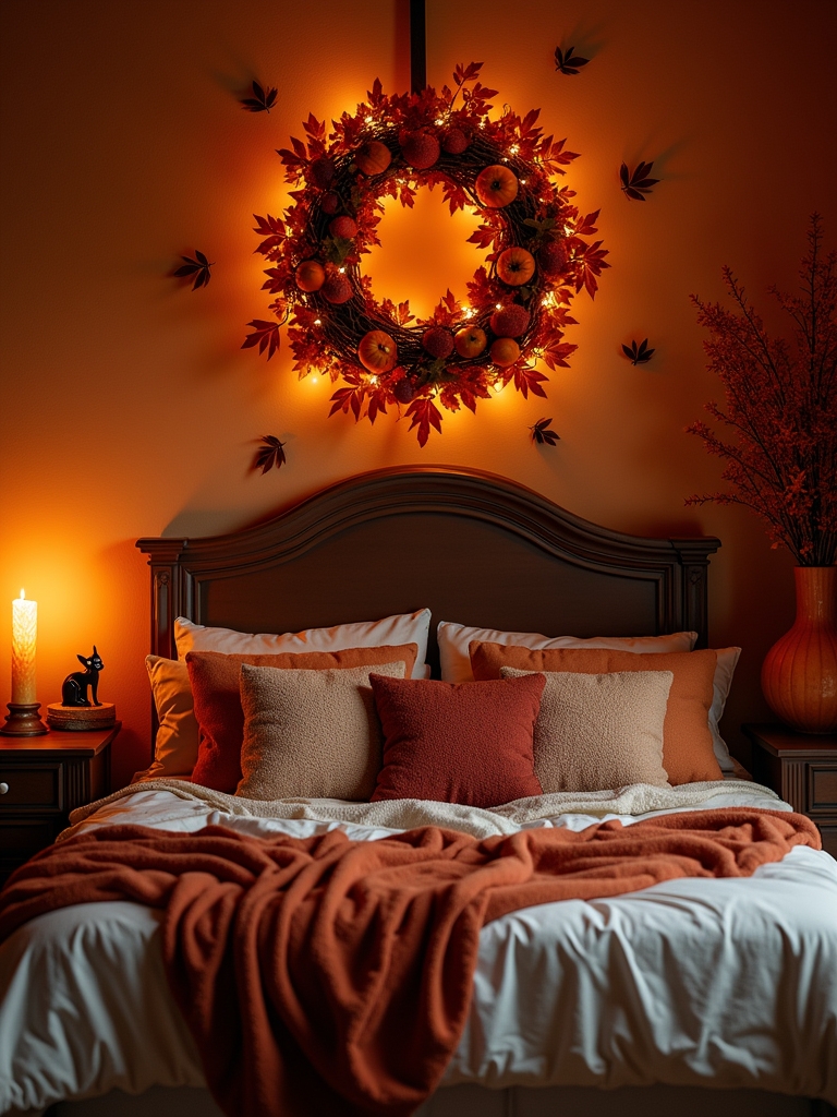 autumn wreaths enhance decor