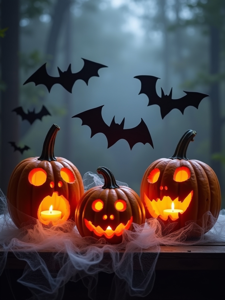 bat pumpkin carving techniques