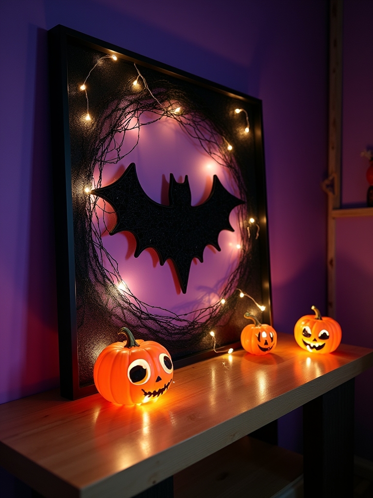 bat themed string art ideas