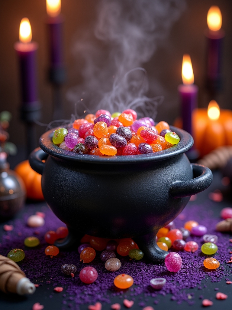 cauldron filled with treats
