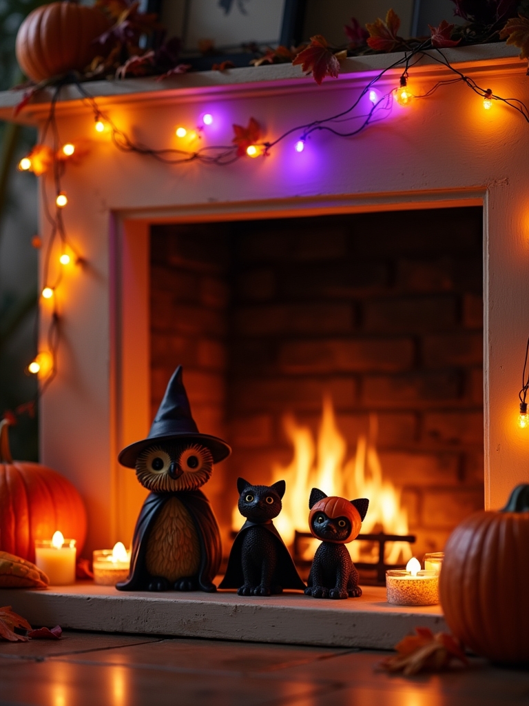 charming halloween animal figurines