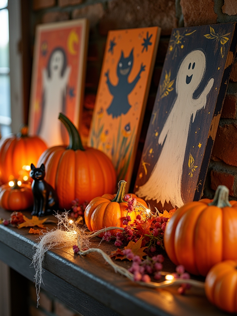 charming halloween trick or treat signs