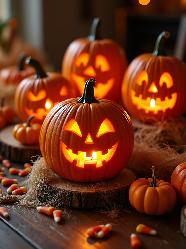 charming jack o lantern decor