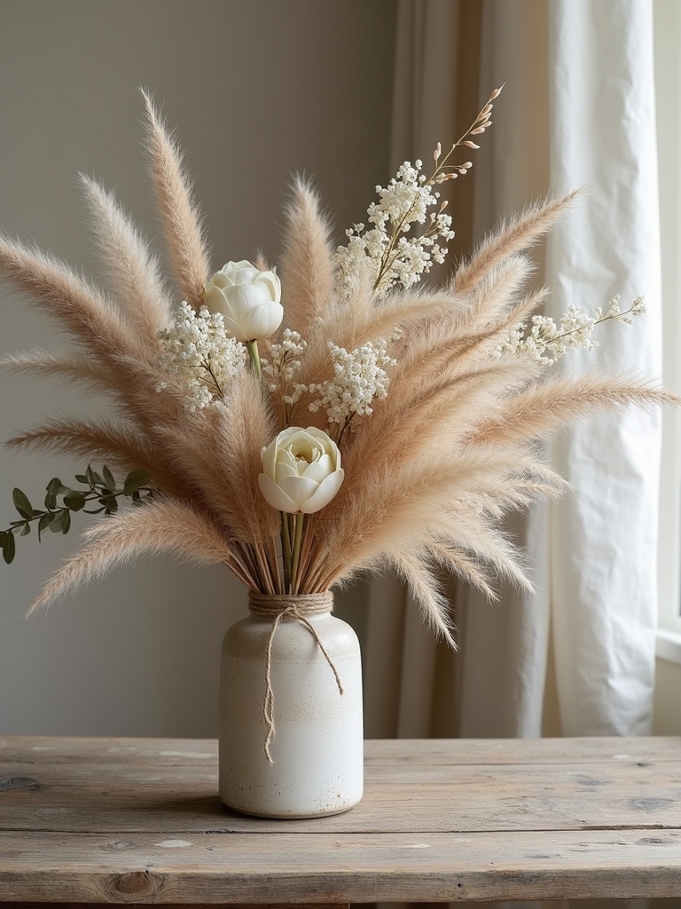charming rustic dried bouquets