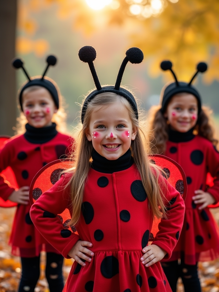 cheerful polka dot costume