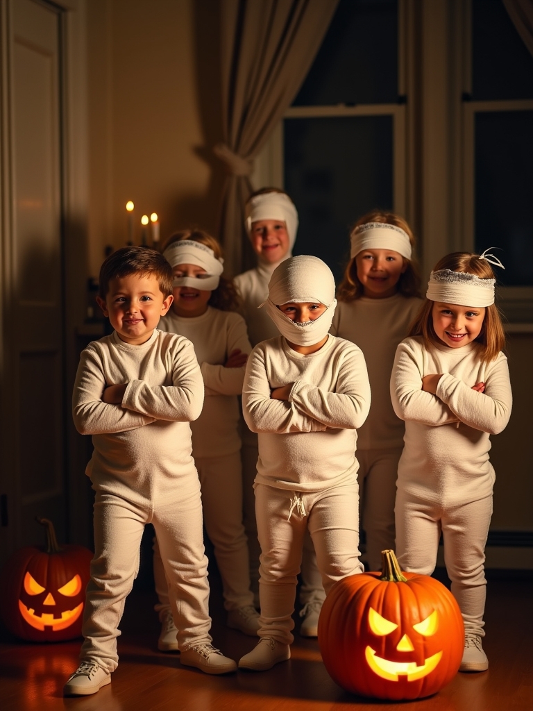 classic mummy halloween costume