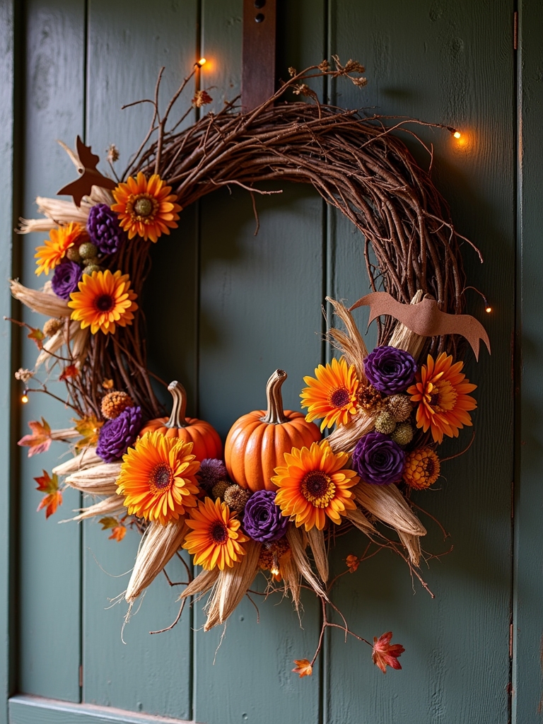 cozy rustic halloween decor