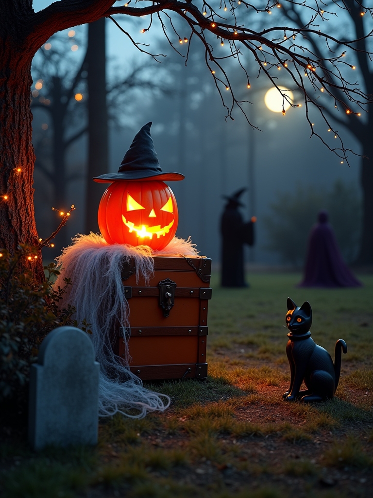 creative halloween yard displays