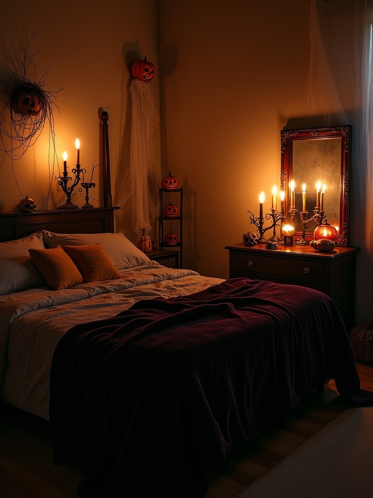 creepy candle ambiance enhancement