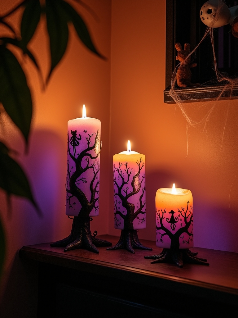 creepy candle holder decor