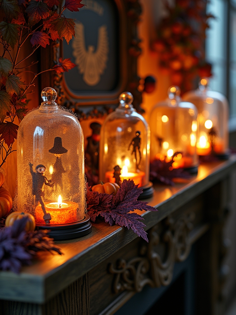 creepy cloche halloween displays