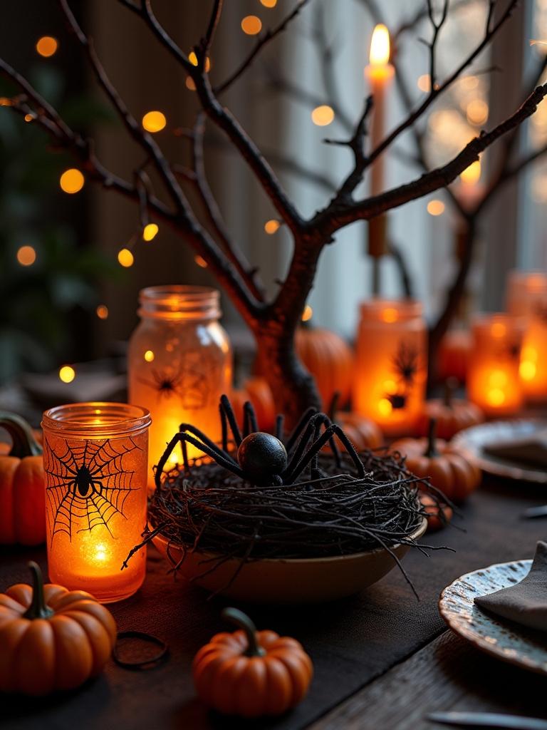 creepy crawly halloween centerpiece