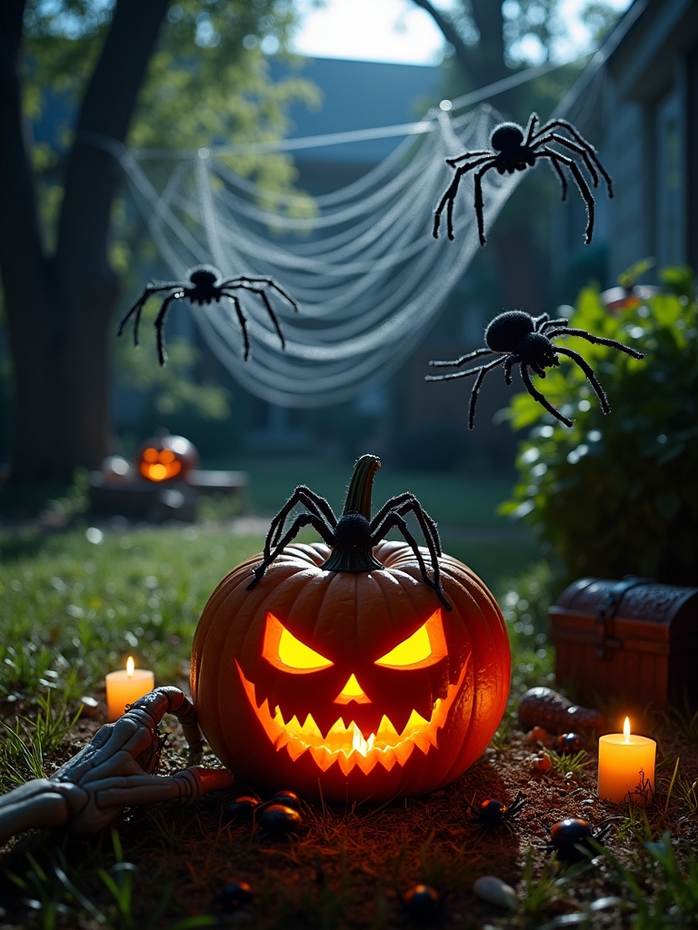 creepy insect yard decor