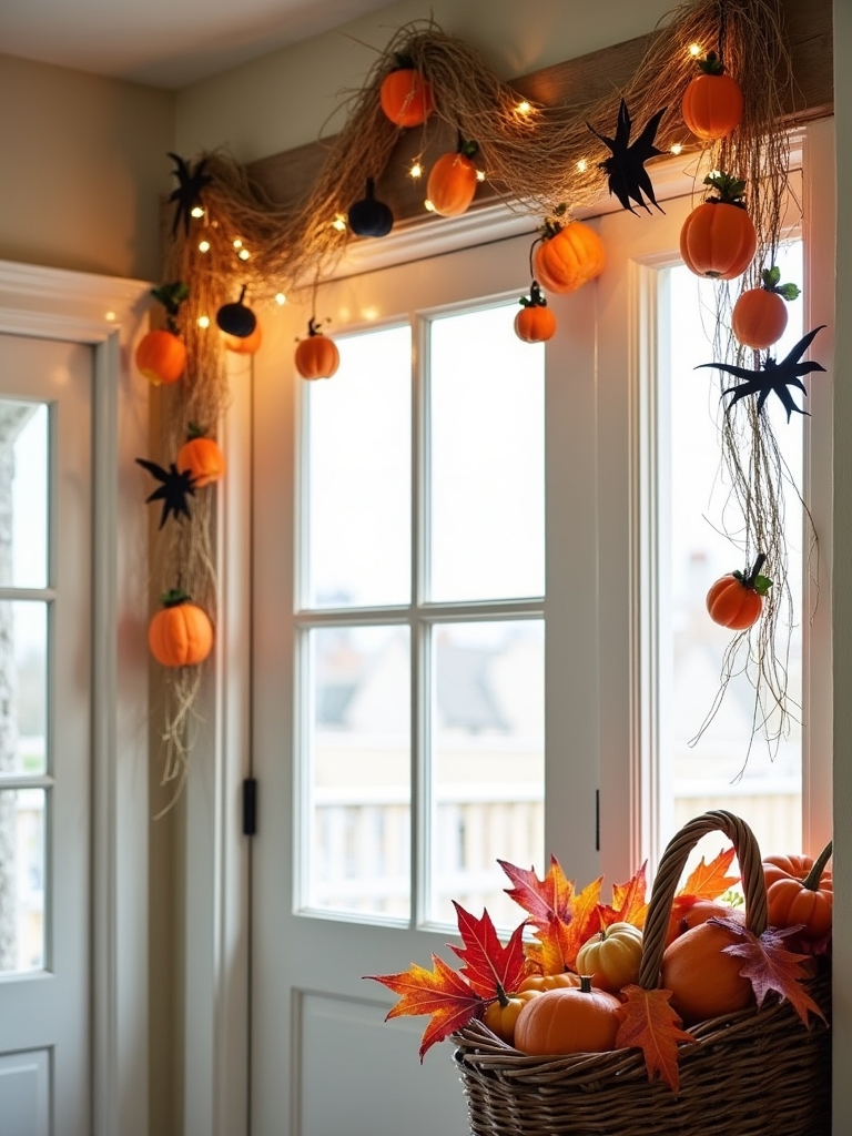 diy festive halloween garland