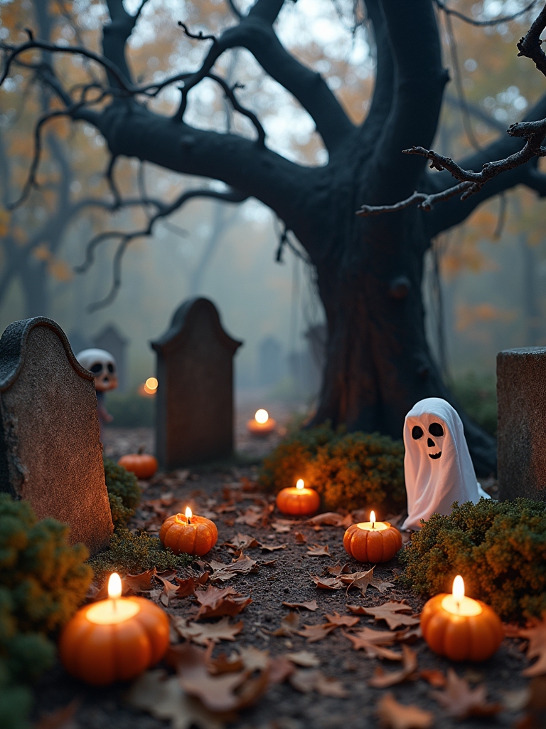 diy halloween graveyard decorations