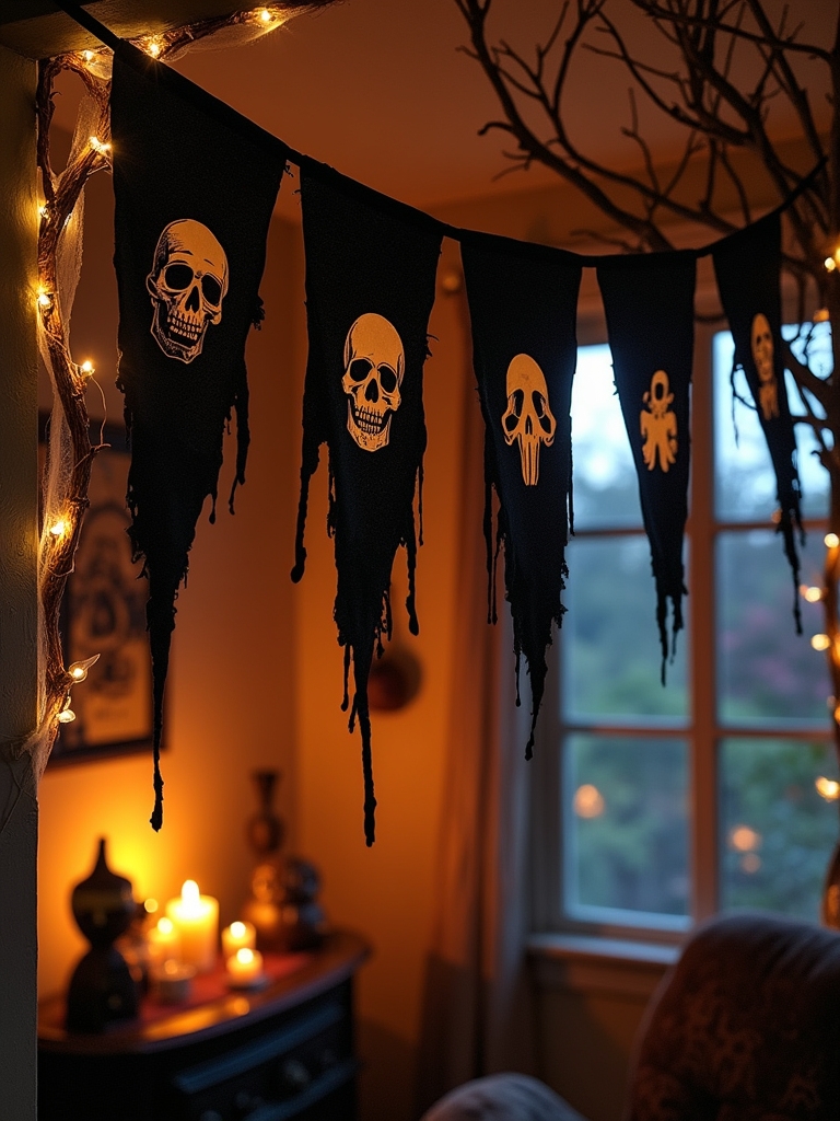 eerie halloween banner ideas