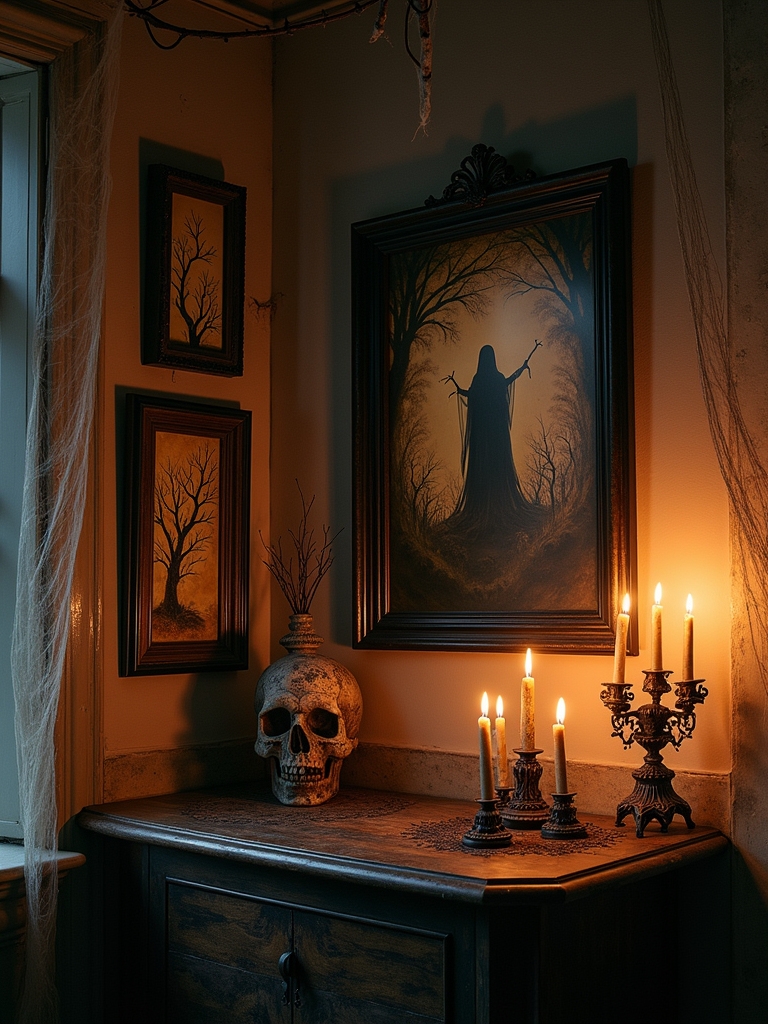 eerie halloween wall art