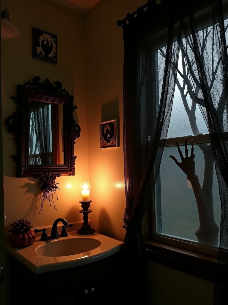 eerie portraits and landscapes