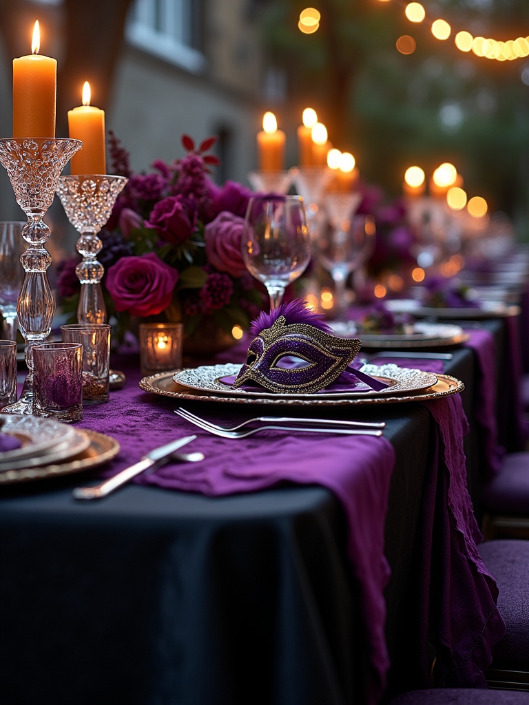 elegant masked ball celebration