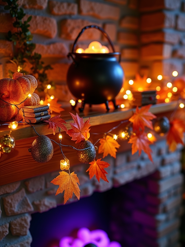 enchanted halloween garland ideas