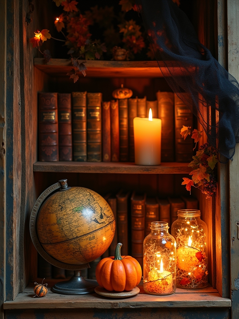 enchanting halloween book displays