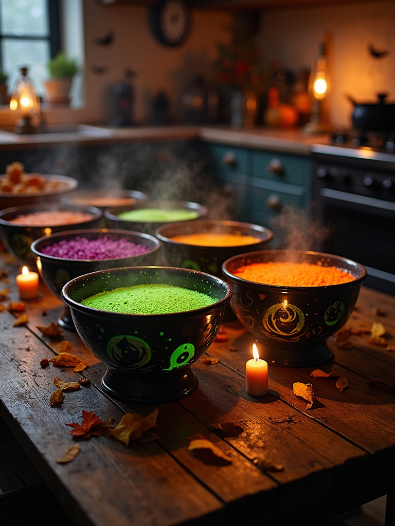 enchanting halloween mixing bowls