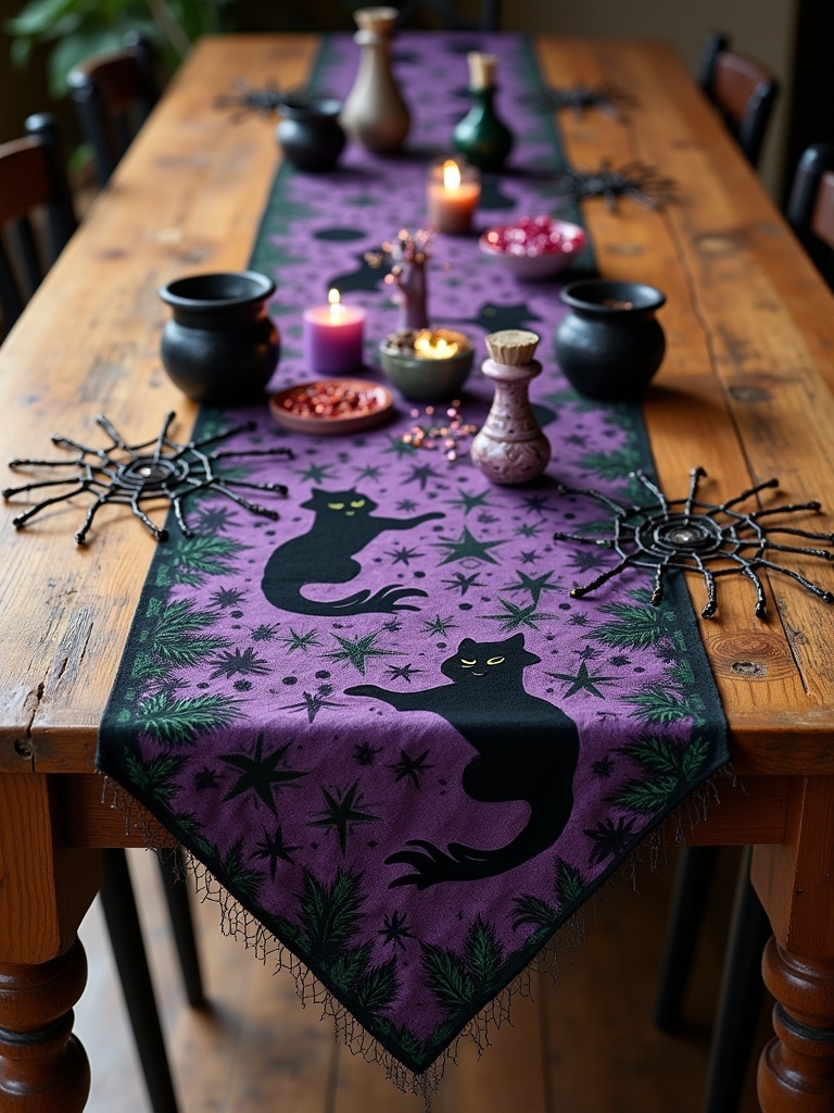 enchanting halloween table decor
