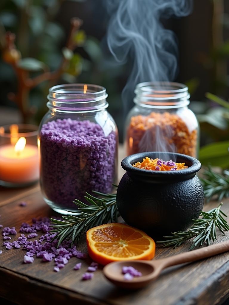 enchanting herbal bath salts