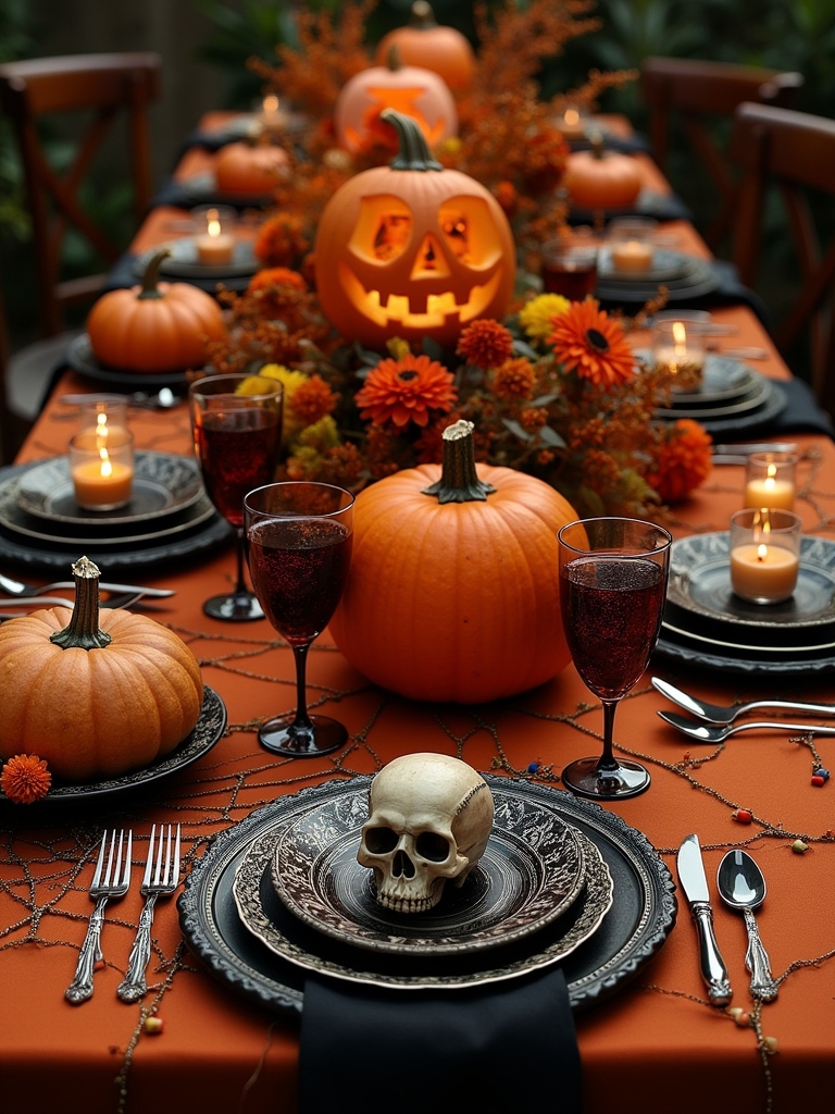 festive halloween dining experience
