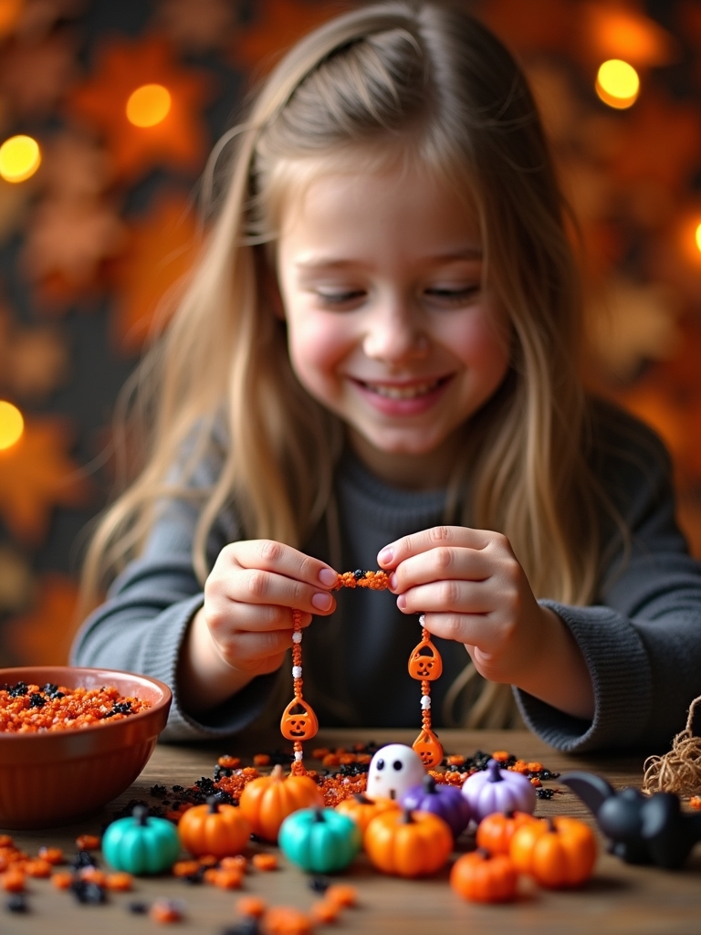 festive halloween jewelry creation