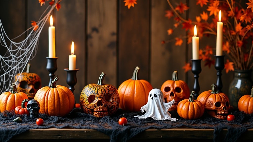 festive halloween table decorations