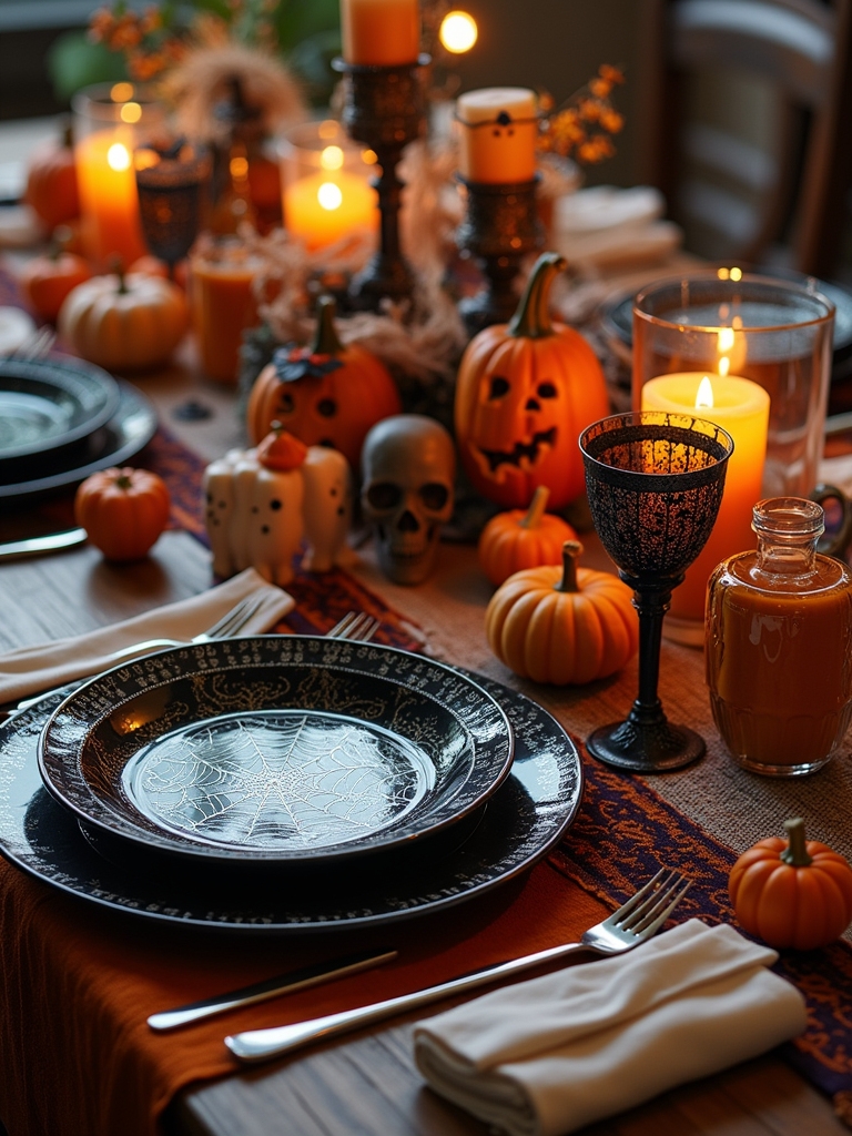 festive halloween tableware ideas