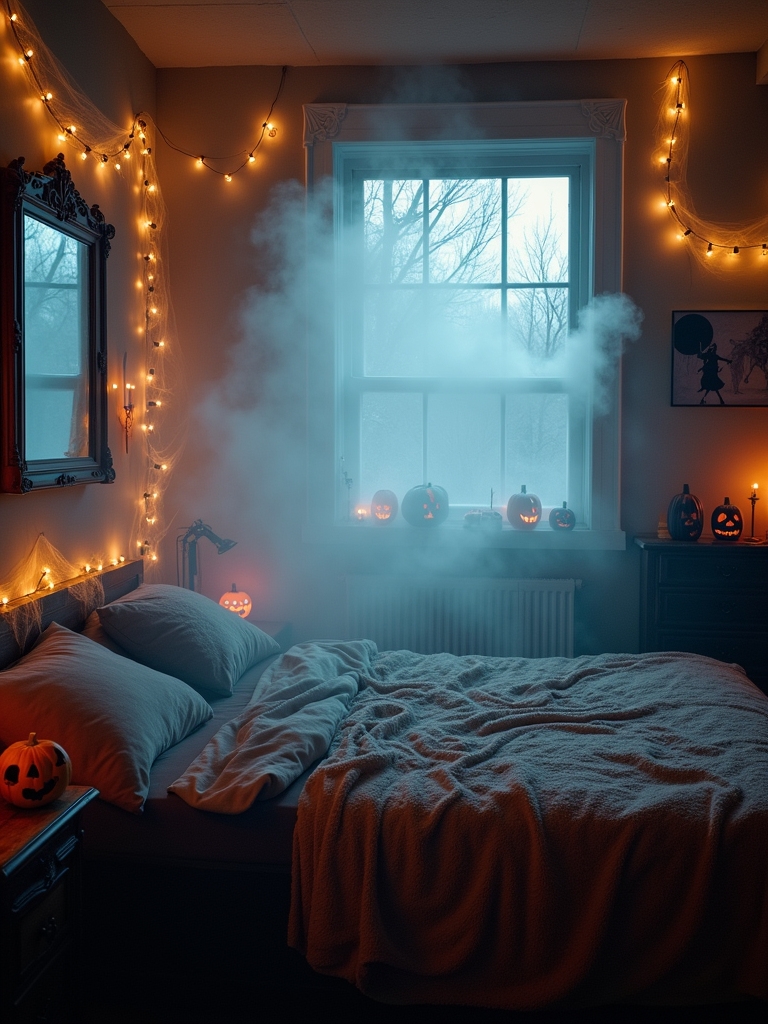 fog machine spooky ambiance
