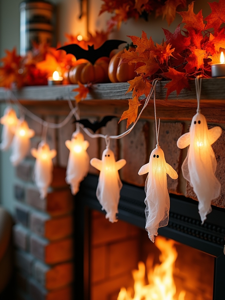 ghostly garland halloween decor