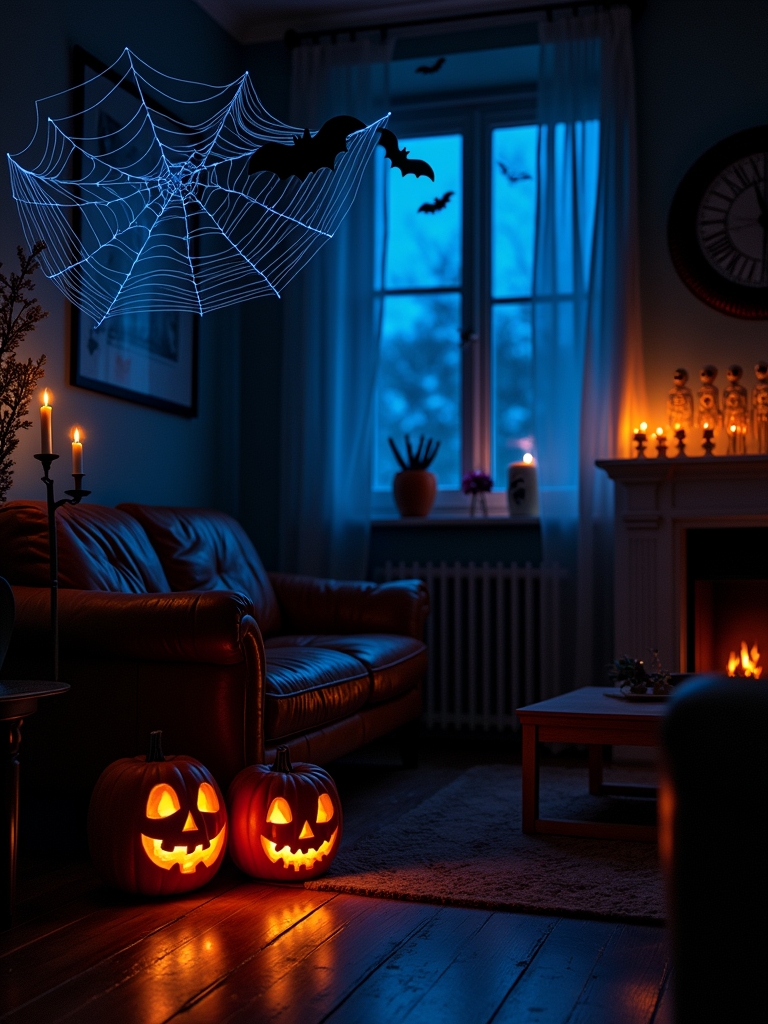 glow in the dark halloween decor