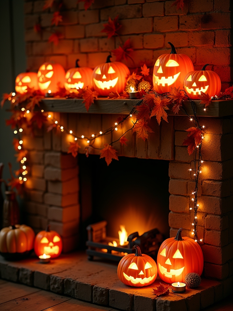 glowing jack o lantern display ideas