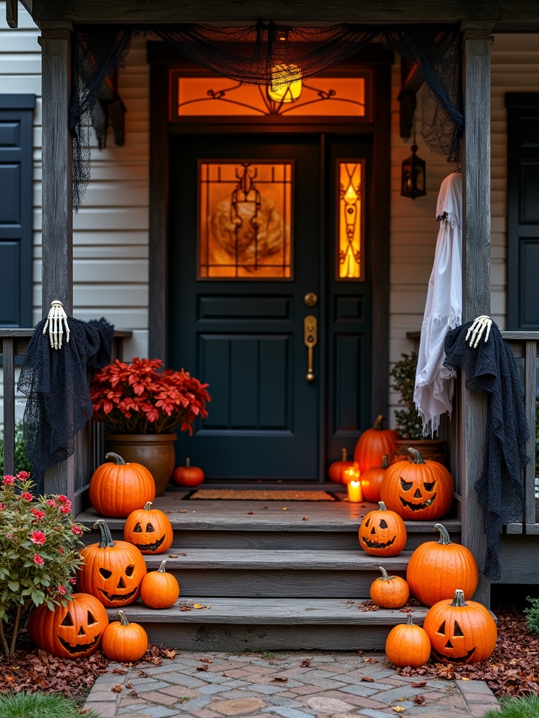 halloween front porch decor