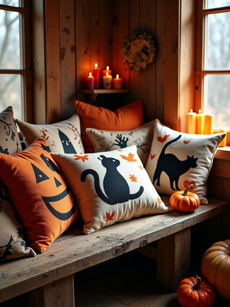 halloween pillow decor ideas