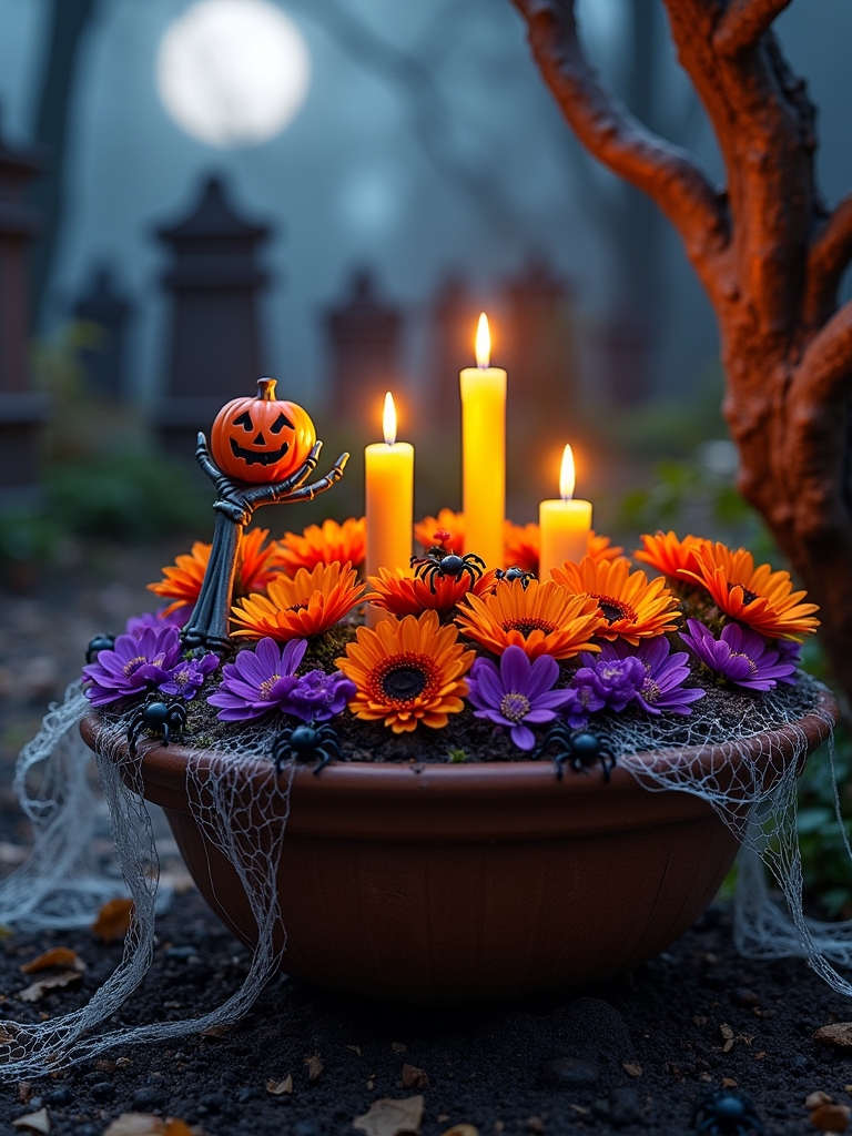 halloween planter decoration ideas