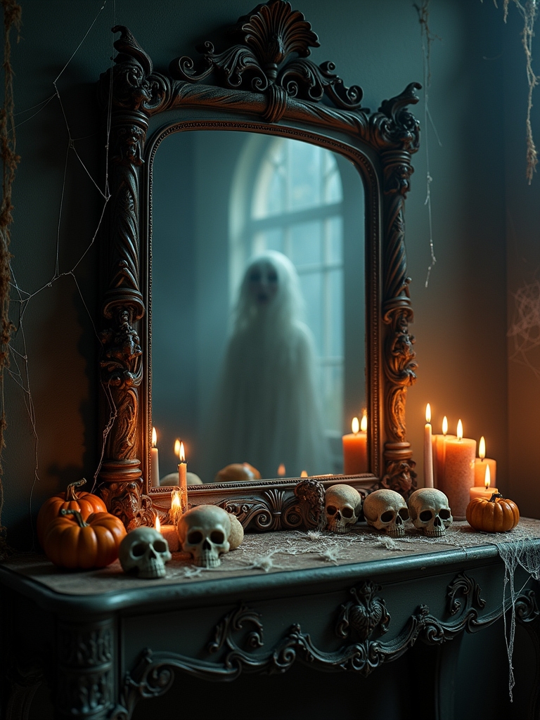 haunted mirror halloween decor