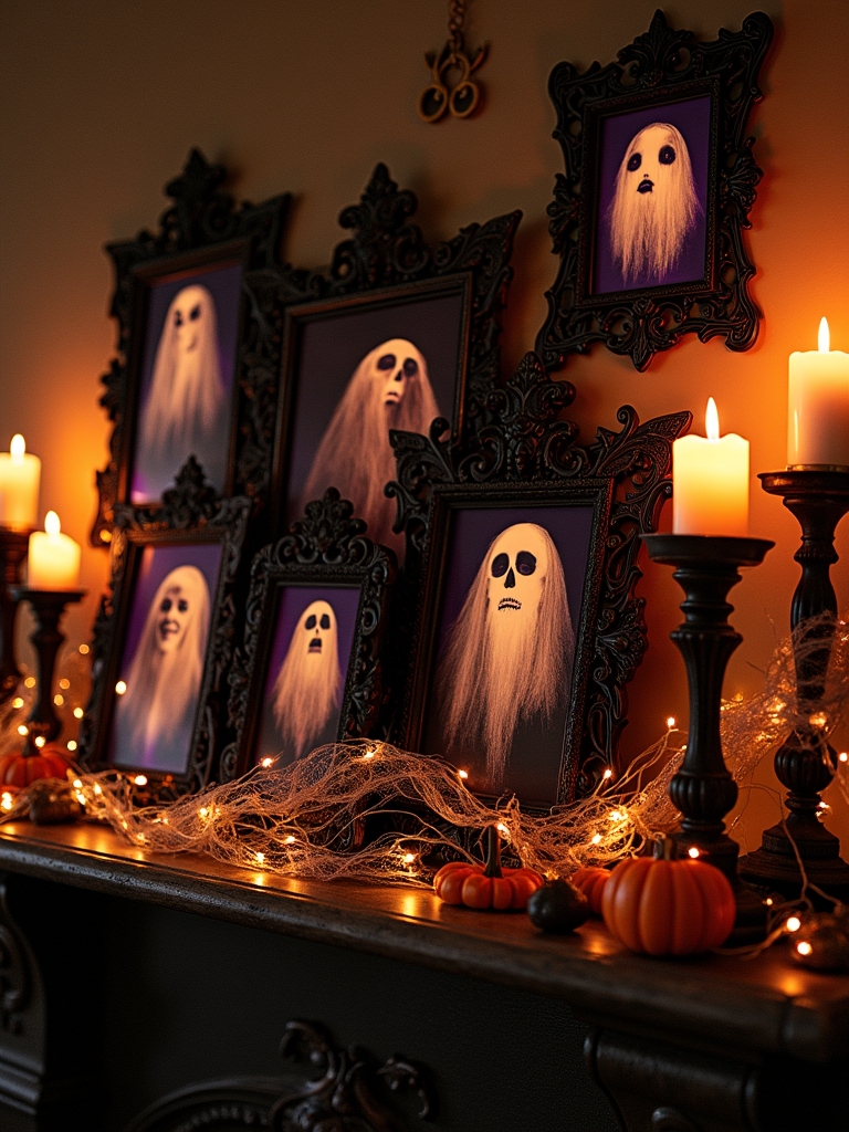 haunting halloween photo displays
