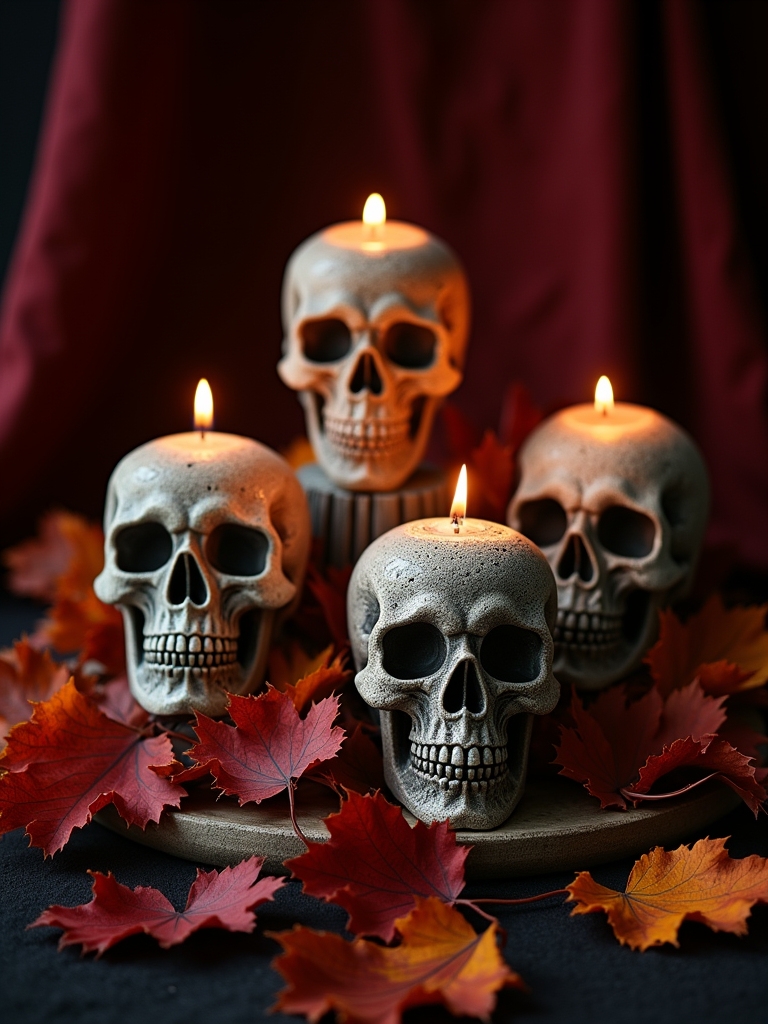 hauntingly beautiful candle decor