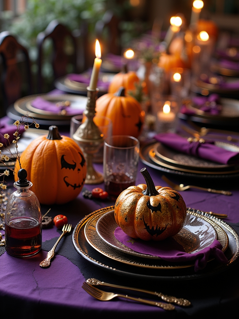 hocus pocus halloween table setting