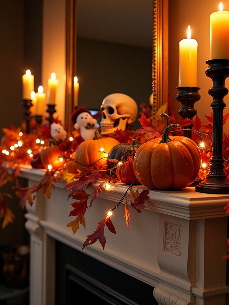 magical halloween mantel d cor