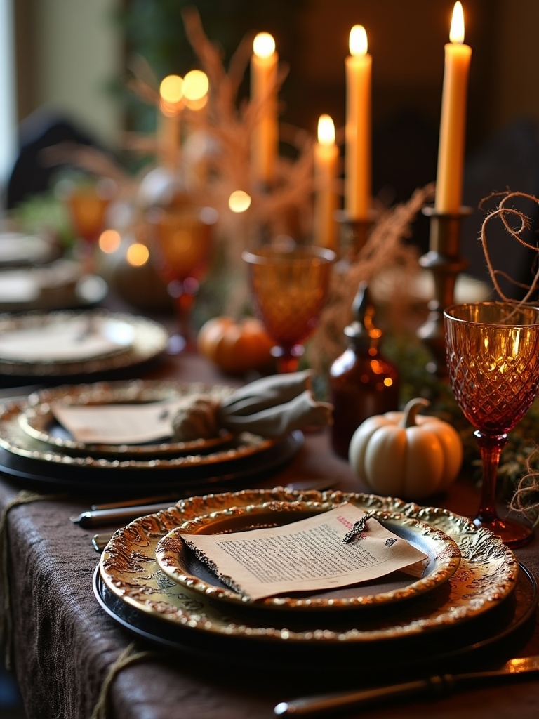 magical spellbook dining experience