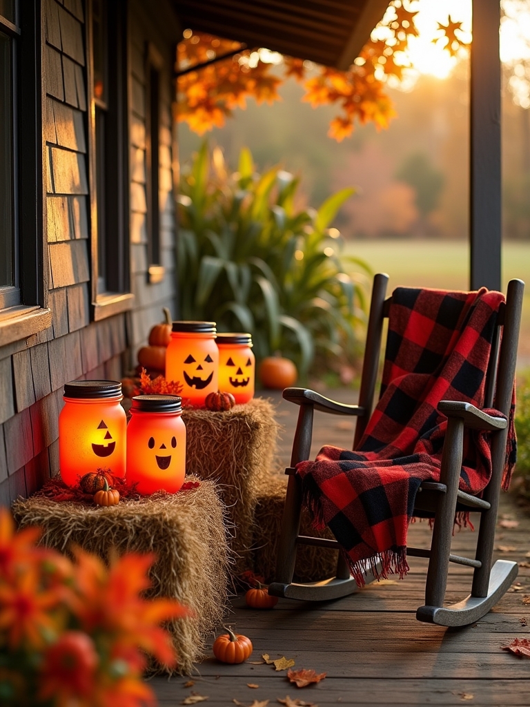 mason jar halloween decor