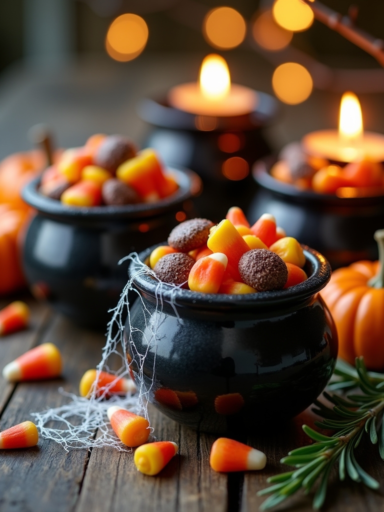 mini cauldrons for treats