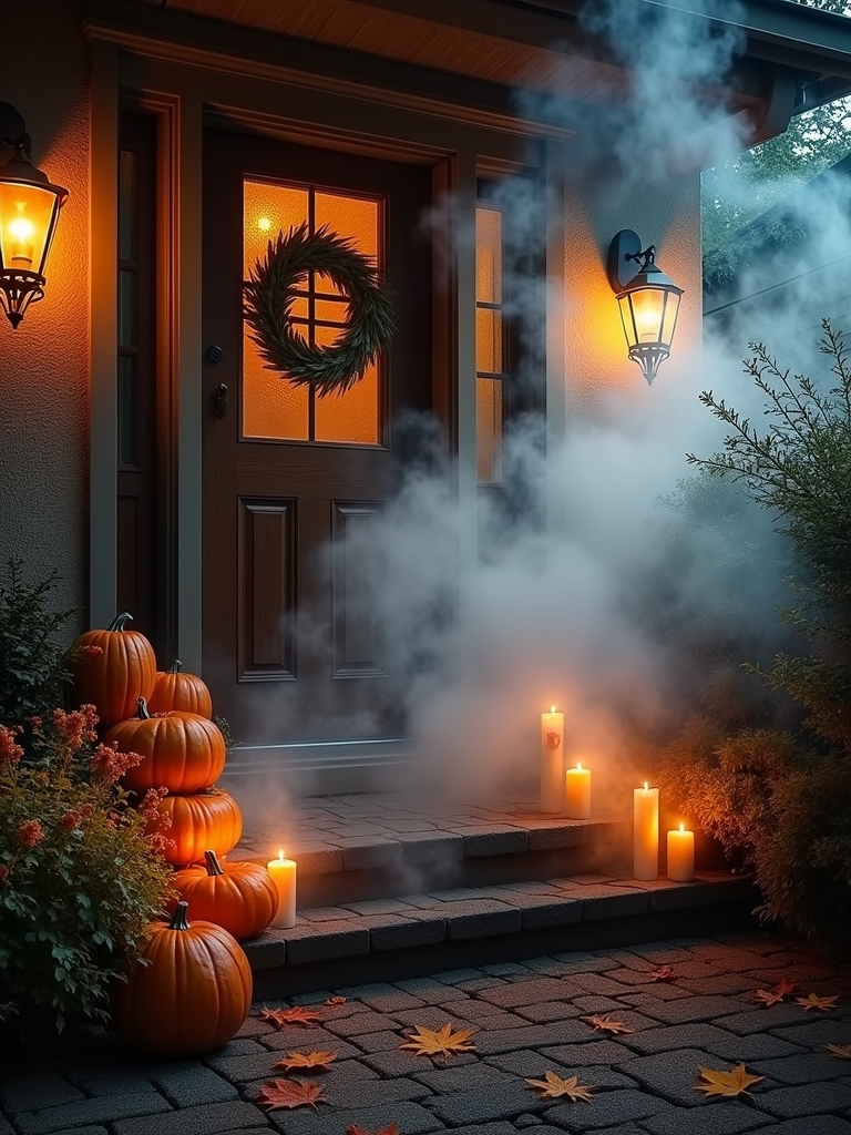 mysterious fog machine effects