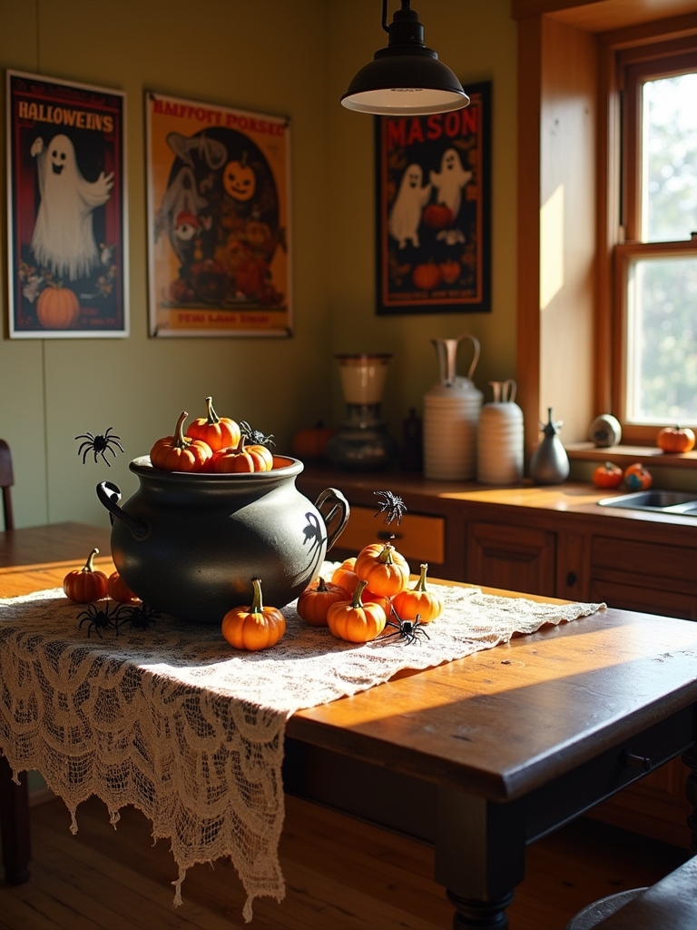 nostalgic vintage halloween decor