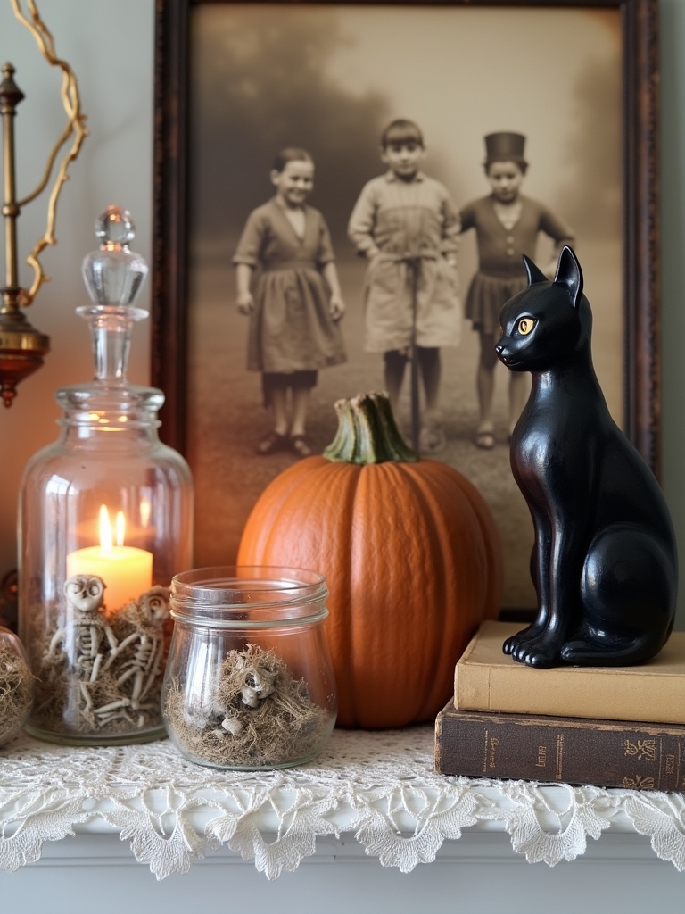 nostalgic vintage halloween decor